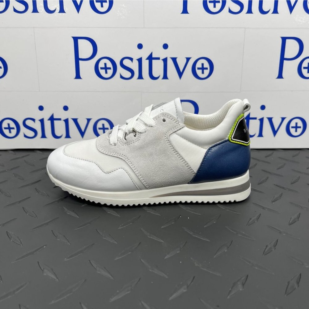 Buscemi Ventura Toddler White Trio Leather Sneakers EU 26 US 9.5